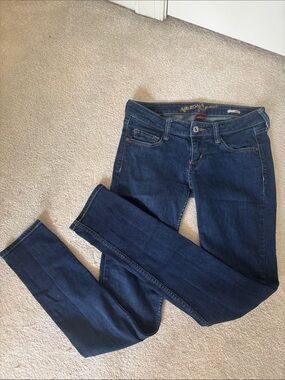Arizona Jean Company Womens Dark Blue Skinny Jeans